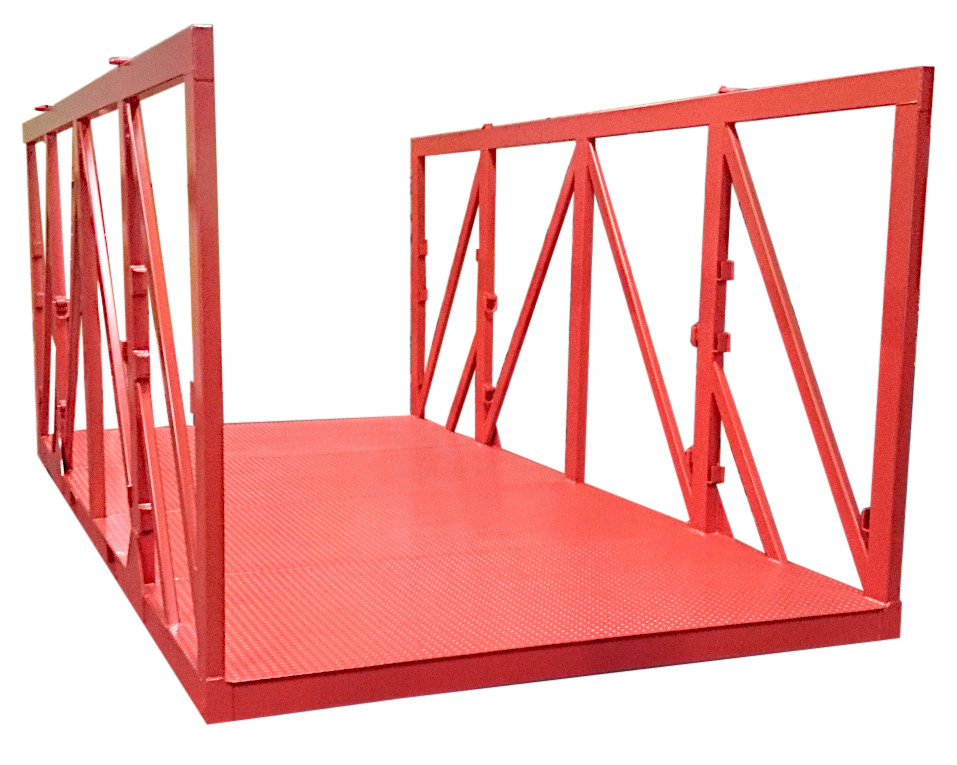 Rack de manutention d'armatures métalliques 5t5 - moyens de stockage
